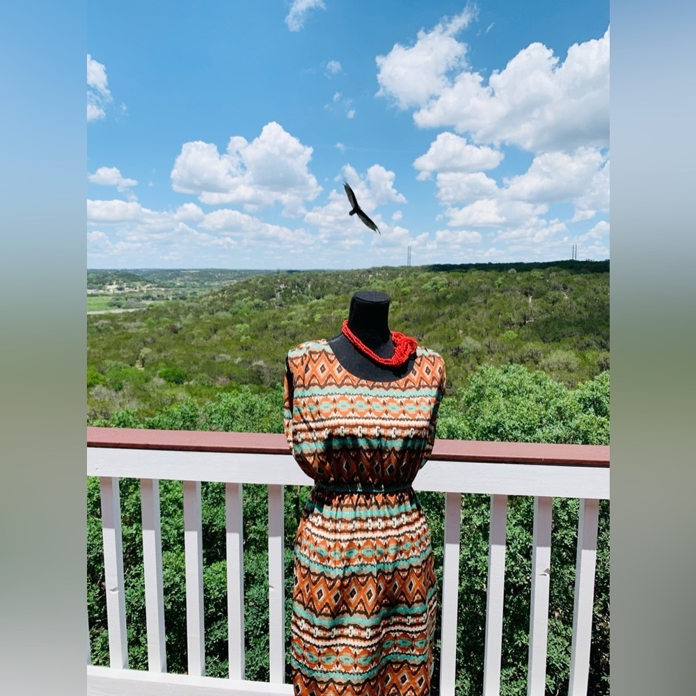 Colorful Mini‎ Dress Southwestern Print